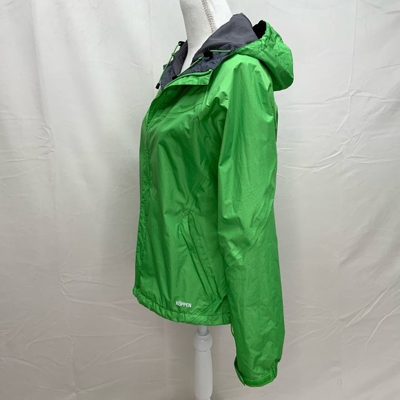 Koppen // Women's Green Windbreaker, Size S/M - Picture 2 of 11